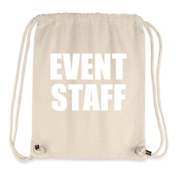 Event staff - Stanley/Stella recycelter Gym Bag - Naturweiß - Vorne
