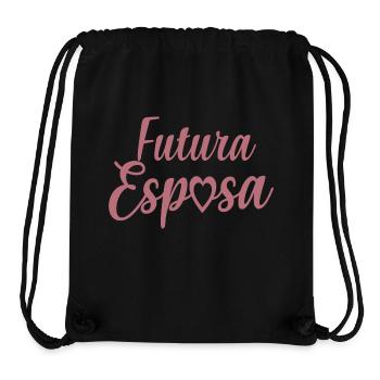 Futura Esposa Engagement Bridal Shower Wedding - Stanley/Stella Recycled Gym Bag - black - Front