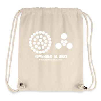 Star ship Launch - November 18, 2023 - Stanley/Stella Recycled Gym Bag - natural - Front