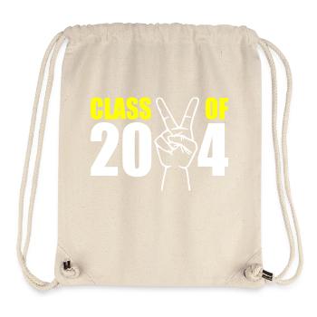 Class of 2024 - Stanley/Stella recycelter Gym Bag - Naturweiß - Vorne