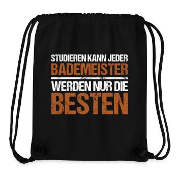 Studieren kann jeder - Bademeister Edition - Stanley/Stella recycelter Gym Bag - Schwarz - Vorne
