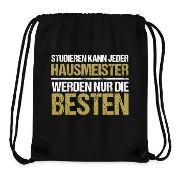 Anyone can study - Caretaker Edition - Stanley/Stella Recycled Gym Bag - black - Front