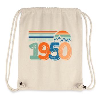 Limited edition 1950 - Stanley/Stella Recycled Gym Bag - natural - Front