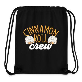 Cinnamon roll - Stanley/Stella Recycled Gym Bag - black - Front