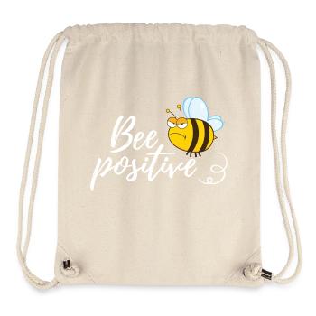 Abeille de mauvaise humeur - Sac à cordon recyclé Stanley/Stella - blanc naturel - Devant