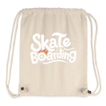 Skateboarding Skater Gear Tricks Rampen Geschenk - Stanley/Stella recycelter Gym Bag - Naturweiß - Vorne