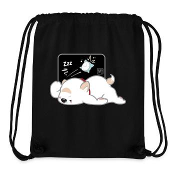 Dog Korean - Japanese Style 04 - Stanley/Stella Recycled Gym Bag - black - Front