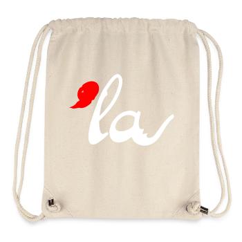Comma La - Stanley/Stella recycelter Gym Bag - Naturweiß - Vorne