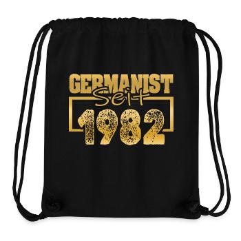1982 - Stanley/Stella Recycled Gym Bag - black - Front