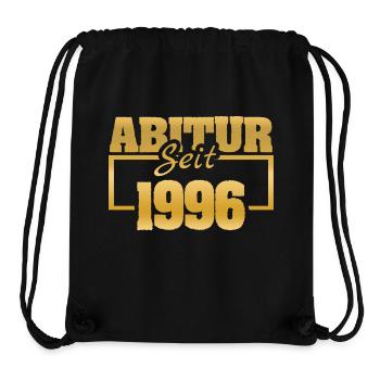 1996 - Stanley/Stella recycelter Gym Bag - Schwarz - Vorne
