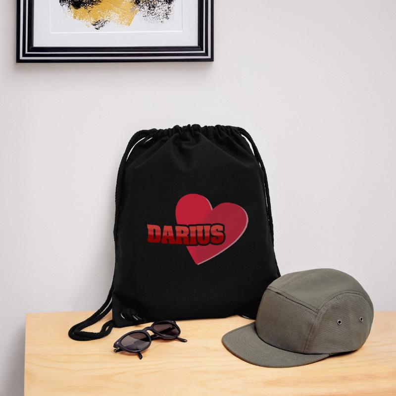 First name Darius Stanley/Stella Recycled Gym Bag