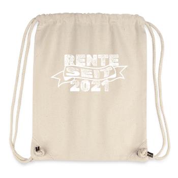 Rentner 2021 - Stanley/Stella recycelter Gym Bag - Naturweiß - Vorne