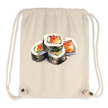Nourriture pour sushis - Sac à cordon recyclé Stanley/Stella - blanc naturel - Devant
