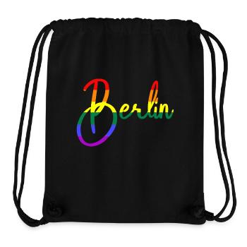 Berlin - Gay Pride - Rainbow - Regenbogen - LGBT - Stanley/Stella Recycled Gym Bag - black - Front
