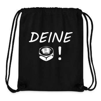 Deine Mutter Mechatroniker lustig - Stanley/Stella recycelter Gym Bag - Schwarz - Vorne
