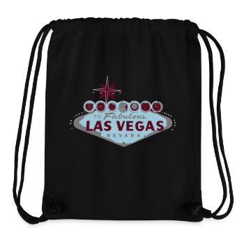 las vegas - Stanley/Stella recycelter Gym Bag - Schwarz - Vorne