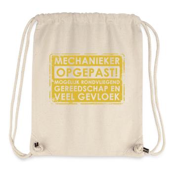 Mechanic Caution! - Stanley/Stella Recycled Gym Bag - natural - Front