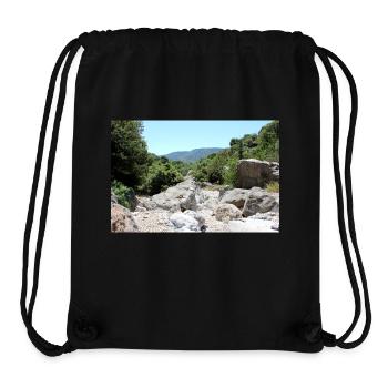 Montagnes de montagne Paysage de montagne Poster - Sac à cordon recyclé Stanley/Stella - noir - Devant