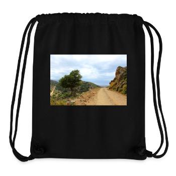 Montagnes de montagne Paysage de montagne Poster - Sac à cordon recyclé Stanley/Stella - noir - Devant