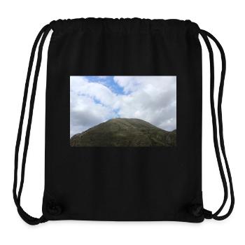Mountain Mountains Mountain Landscape Poster - Stanley/Stella Recycled Gym Bag - black - Front