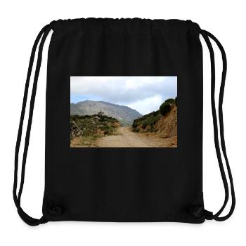 Montagnes de montagne Paysage de montagne Poster - Sac à cordon recyclé Stanley/Stella - noir - Devant