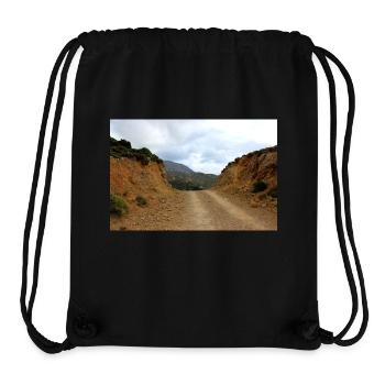 Mountain Mountains Mountain Landscape Poster - Stanley/Stella Recycled Gym Bag - black - Front