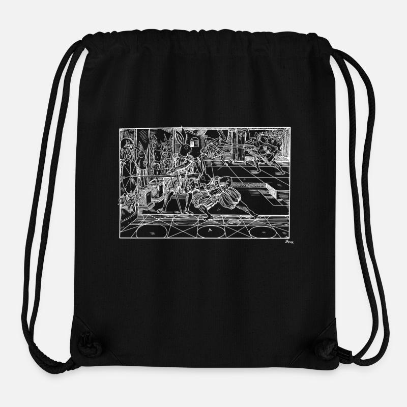 Meyer Rabbits - Stanley/Stella recycelter Gym Bag - Schwarz