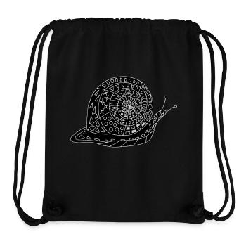 Snail - Stanley/Stella Recycled Gym Bag - black - Front