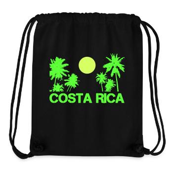 costa rica - Stanley/Stella recycelter Gym Bag - Schwarz - Vorne