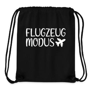 Flight mode - Stanley/Stella Recycled Gym Bag - black - Front