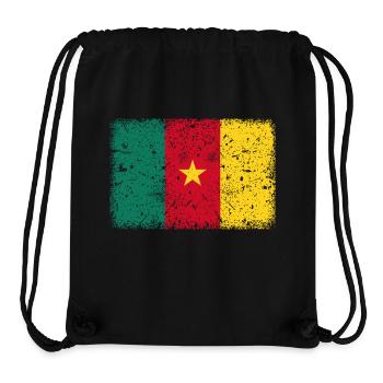 Cameroon - Stanley/Stella Recycled Gym Bag - black - Front