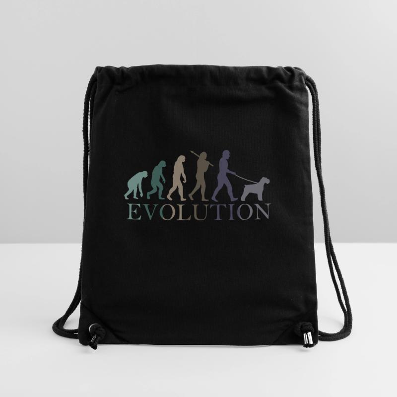 L’ÉVOLUTION DU SCHNAUZER Sac à cordon recyclé Stanley/Stella