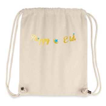 Happy Eid - Stanley/Stella Recycled Gym Bag - natural - Front