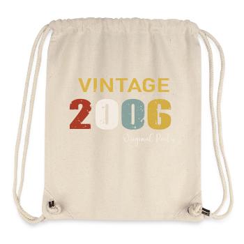 Original parts 2006 - Cadeau d Anniversaire 18 ans - Sac à cordon recyclé Stanley/Stella - blanc naturel - Devant