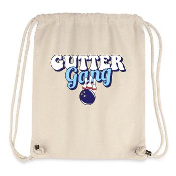 Gutter Gang Bowling Team Club Coach Funny Bowler - Stanley/Stella Recycled Gym Bag - natural - Front