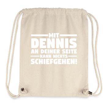 First name Dennis - Stanley/Stella Recycled Gym Bag - natural - Front