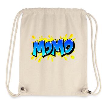 Graffiti Name MOMO printable on evrything - Stanley/Stella Recycled Gym Bag - natural - Front