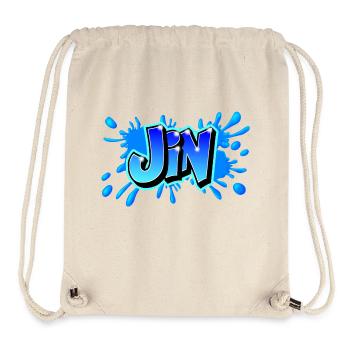 Graffiti JIN Printable on everything!! - Stanley/Stella Recycled Gym Bag - natural - Front