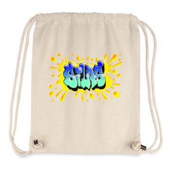 Graffiti SILAS NAME GIFT BIRTHDAY BIRTH - Stanley/Stella Recycled Gym Bag - natural - Front
