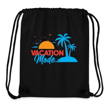 Vacation Mood - Stanley/Stella Recycled Gym Bag - black - Front
