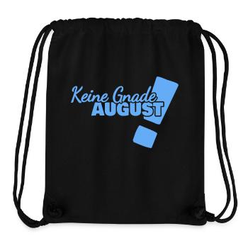 August als Lustig - Stanley/Stella recycelter Gym Bag - Schwarz - Vorne