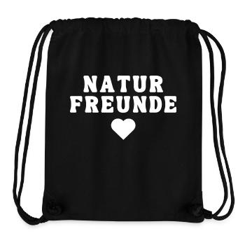 Naturefriends Nature Forest Hiking - Stanley/Stella Recycled Gym Bag - black - Front