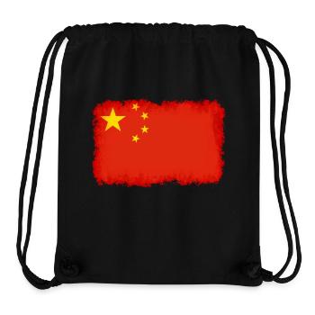 République populaire de Chine - Sac à cordon recyclé Stanley/Stella - noir - Devant