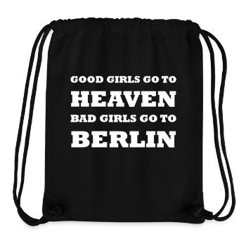 Good Girls Bad Girls Berlin - Sac à cordon recyclé Stanley/Stella - noir - Devant