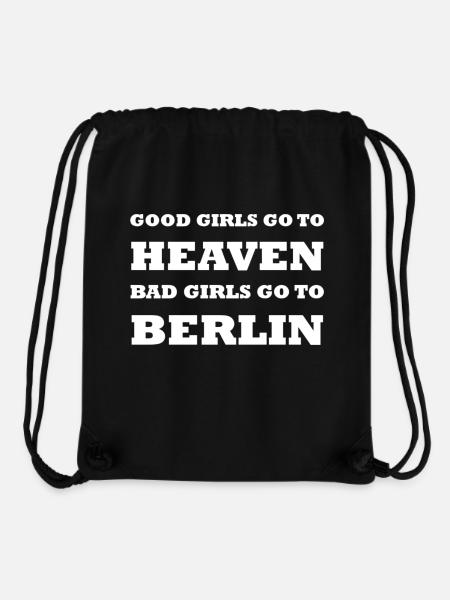 Good Girls Bad Girls Berlin - Stanley/Stella Recycled Gym Bag - black