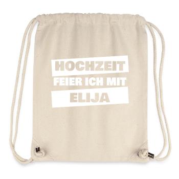 Elijah as a bachelor party - Stanley/Stella Recycled Gym Bag - natural - Front