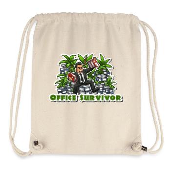 Office Survivor - Witziger Cartoon für Büroarbeit - Stanley/Stella recycelter Gym Bag - Naturweiß - Vorne