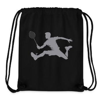 Badminton players - Stanley/Stella Recycled Gym Bag - black - Front