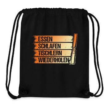 Schreiner Zimmermann Tischler - Stanley/Stella recycelter Gym Bag - Schwarz - Vorne