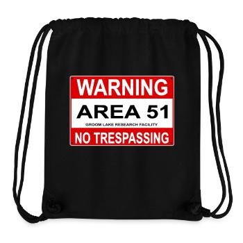 AREA 51 Shield - Stanley/Stella Recycled Gym Bag - black - Front